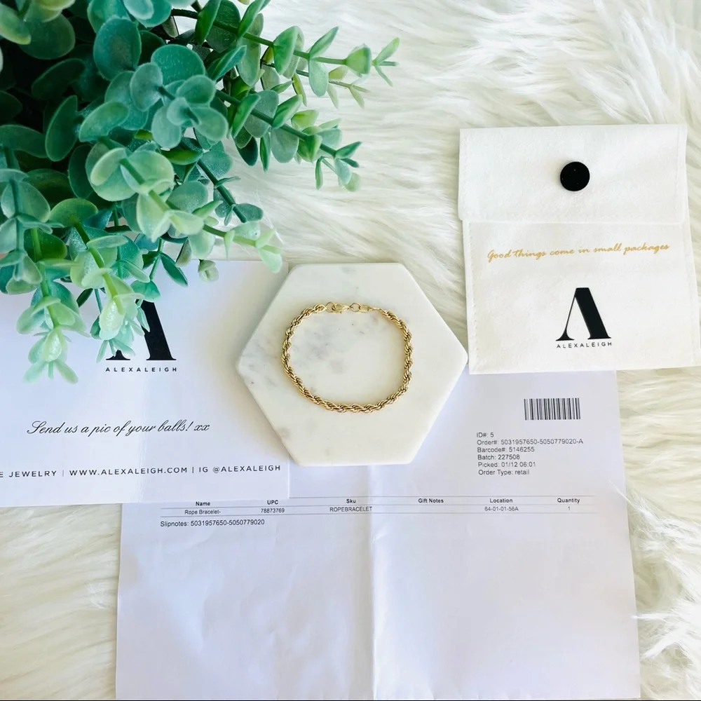Alexa Leigh x Madewell Rope Chain Bracelet - Picture 2 of 4